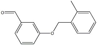 3-[(2-methylphenyl)methoxy]benzaldehyde Structure