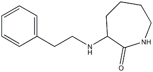 3-[(2-phenylethyl)amino]azepan-2-one 结构式