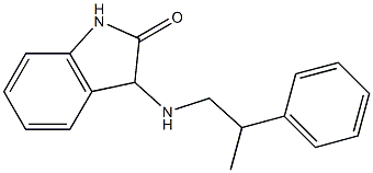 3-[(2-phenylpropyl)amino]-2,3-dihydro-1H-indol-2-one Structure