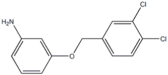 3-[(3,4-dichlorophenyl)methoxy]aniline Struktur