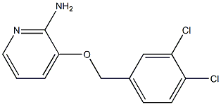 3-[(3,4-dichlorophenyl)methoxy]pyridin-2-amine 结构式