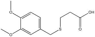3-[(3,4-dimethoxybenzyl)thio]propanoic acid