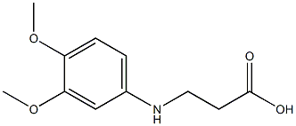 3-[(3,4-dimethoxyphenyl)amino]propanoic acid