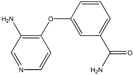 3-[(3-aminopyridin-4-yl)oxy]benzamide Structure