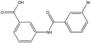 3-[(3-bromobenzoyl)amino]benzoic acid|