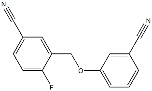 3-[(3-cyanophenoxy)methyl]-4-fluorobenzonitrile