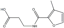 3-[(3-methyl-2-furoyl)amino]propanoic acid Structure