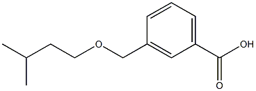 3-[(3-methylbutoxy)methyl]benzoic acid 结构式