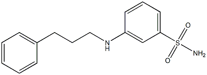 3-[(3-phenylpropyl)amino]benzene-1-sulfonamide