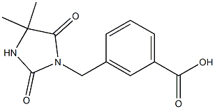 3-[(4,4-dimethyl-2,5-dioxoimidazolidin-1-yl)methyl]benzoic acid