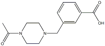 3-[(4-acetylpiperazin-1-yl)methyl]benzoic acid