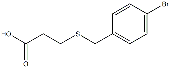 3-[(4-bromobenzyl)thio]propanoic acid