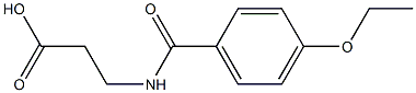 3-[(4-ethoxyphenyl)formamido]propanoic acid Structure
