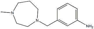 3-[(4-methyl-1,4-diazepan-1-yl)methyl]aniline Struktur
