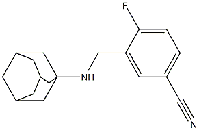 3-[(adamantan-1-ylamino)methyl]-4-fluorobenzonitrile