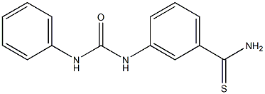 3-[(anilinocarbonyl)amino]benzenecarbothioamide Structure