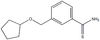 3-[(cyclopentyloxy)methyl]benzenecarbothioamide