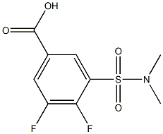 3-[(dimethylamino)sulfonyl]-4,5-difluorobenzoic acid