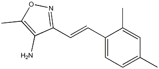  3-[(E)-2-(2,4-dimethylphenyl)vinyl]-5-methylisoxazol-4-amine