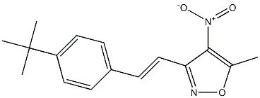 3-[(E)-2-(4-tert-butylphenyl)vinyl]-5-methyl-4-nitroisoxazole