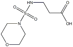 3-[(morpholine-4-sulfonyl)amino]propanoic acid Structure