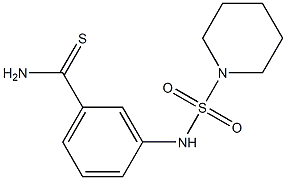 3-[(piperidine-1-sulfonyl)amino]benzene-1-carbothioamide Structure