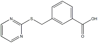3-[(pyrimidin-2-ylsulfanyl)methyl]benzoic acid