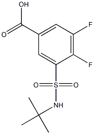 3-[(tert-butylamino)sulfonyl]-4,5-difluorobenzoic acid