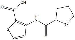 3-[(tetrahydrofuran-2-ylcarbonyl)amino]thiophene-2-carboxylic acid Structure