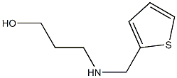 3-[(thiophen-2-ylmethyl)amino]propan-1-ol,,结构式