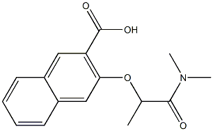  3-[1-(dimethylcarbamoyl)ethoxy]naphthalene-2-carboxylic acid