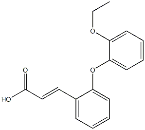 3-[2-(2-ethoxyphenoxy)phenyl]prop-2-enoic acid|