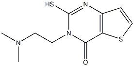 3-[2-(dimethylamino)ethyl]-2-mercaptothieno[3,2-d]pyrimidin-4(3H)-one Structure