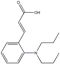 3-[2-(dipropylamino)phenyl]prop-2-enoic acid Structure