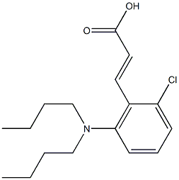 3-[2-chloro-6-(dibutylamino)phenyl]prop-2-enoic acid