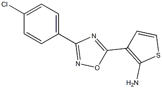3-[3-(4-chlorophenyl)-1,2,4-oxadiazol-5-yl]thiophen-2-amine