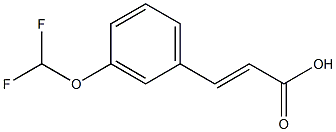  3-[3-(difluoromethoxy)phenyl]prop-2-enoic acid