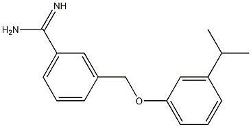 3-[3-(propan-2-yl)phenoxymethyl]benzene-1-carboximidamide