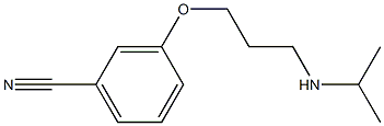 3-[3-(propan-2-ylamino)propoxy]benzonitrile