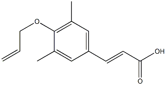 3-[3,5-dimethyl-4-(prop-2-en-1-yloxy)phenyl]prop-2-enoic acid