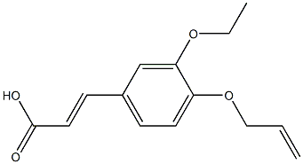 3-[3-ethoxy-4-(prop-2-en-1-yloxy)phenyl]prop-2-enoic acid