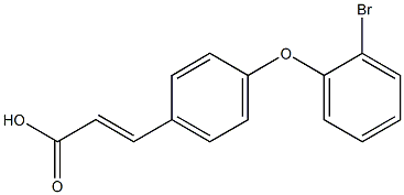 3-[4-(2-bromophenoxy)phenyl]prop-2-enoic acid
