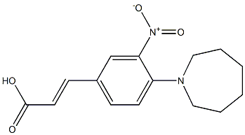 3-[4-(azepan-1-yl)-3-nitrophenyl]prop-2-enoic acid Structure