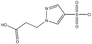  3-[4-(chlorosulfonyl)-1H-pyrazol-1-yl]propanoic acid