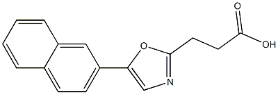  3-[5-(naphthalen-2-yl)-1,3-oxazol-2-yl]propanoic acid