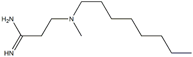 3-[methyl(octyl)amino]propanimidamide Structure