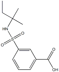  3-{[(1,1-dimethylpropyl)amino]sulfonyl}benzoic acid