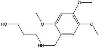 3-{[(2,4,5-trimethoxyphenyl)methyl]amino}propan-1-ol|