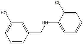 3-{[(2-chlorophenyl)amino]methyl}phenol