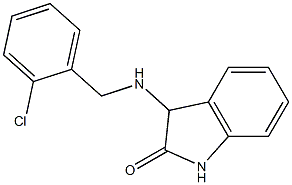 3-{[(2-chlorophenyl)methyl]amino}-2,3-dihydro-1H-indol-2-one,,结构式